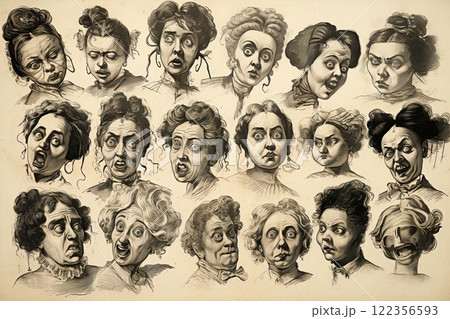 Abstract collage that celebrates the beauty and diversity of humanity. Variety of people from different ethnicities, cultures, ages and genders. Ai generative Abstract collage that celebrates the beauty and diversity of humanity. Variety of people from different ethnicities, cultures, ages and genders. Ai generative 122356593