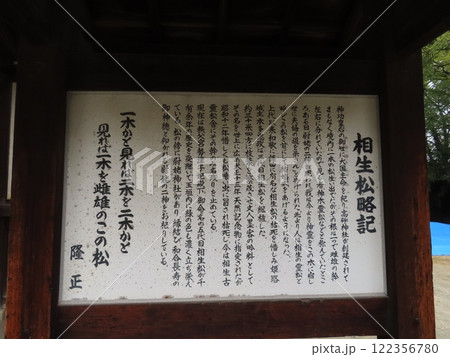 高砂神社、兵庫県高砂市、相生の松で知られ、能・謡曲の高砂の舞台の一つ、厄落とし清め処の水のない池 122356780