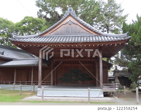 高砂神社、兵庫県高砂市、相生の松で知られ、能・謡曲の高砂の舞台の一つ、能舞台 122358254