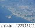 空から見た湘南の海 122358342