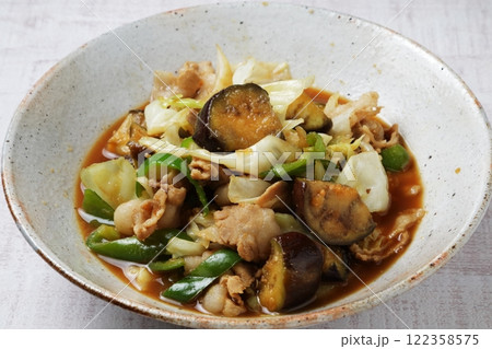豚バラと野菜の炒め物 豚バラと野菜の炒め物 122358575