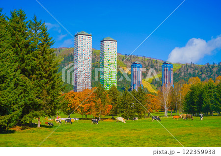 北海道トマムのリゾート地 122359938