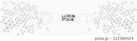 Health care abstract background with hexagons, lines and dots. Medical innovation banner template concept. Biology and pharmaceutical technology background. Vector illustration. 122360424