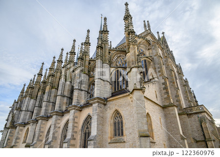 Roman Catholic Church of Saint Barbara in Kutna Hora town in the Central Bohemian Region of the Czech Republic Roman Catholic Church of Saint Barbara in Kutna Hora town in the Central Bohemian Region of the Czech Republic 122360976
