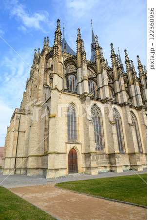 Roman Catholic Church of Saint Barbara in Kutna Hora town in the Central Bohemian Region of the Czech Republic 122360986