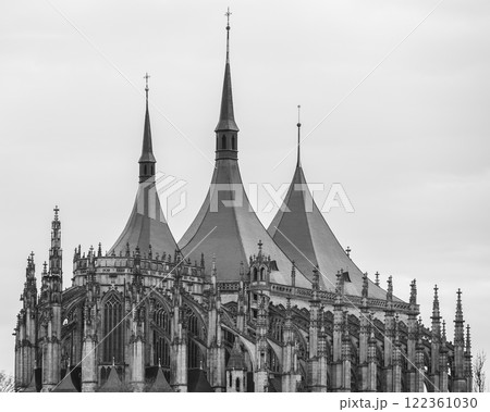 Roman Catholic Church of Saint Barbara in Kutna Hora town in the Central Bohemian Region of the Czech Republic 122361030