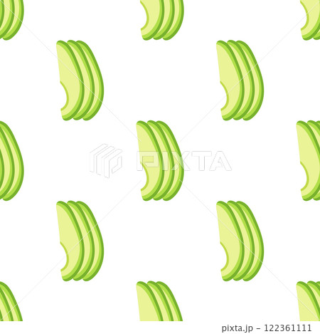 slices of avocado seamless pattern 122361111