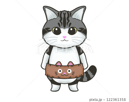 腹巻をした猫 122361358