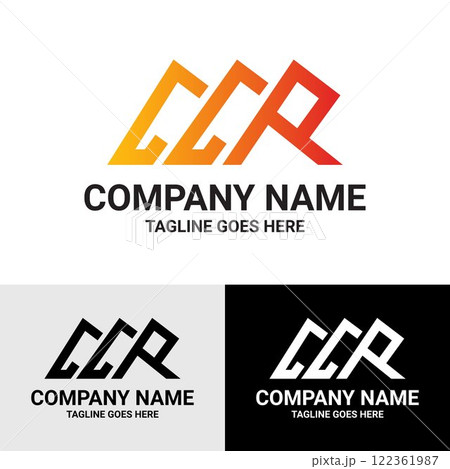 Abstract Initial CCR letter modern geometric vector logo design template. The initial letters CCR are stylized as a mountain peak geometric logo design Abstract Initial CCR letter modern geometric vector logo design template. The initial letters CCR are stylized as a mountain peak geometric logo design 122361987
