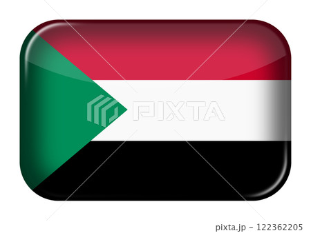 Sudan web icon rectangle button 122362205