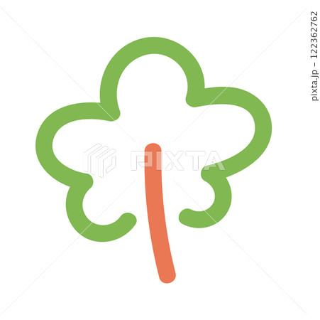 Garden tree plant color doodle Garden tree plant color doodle 122362762