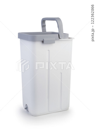 New plastic bucket isolated on white. New plastic bucket isolated on white. 122362866
