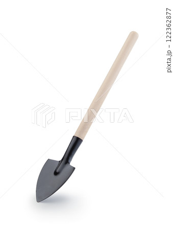 Garden shovel isolated on white. Garden shovel isolated on white. 122362877