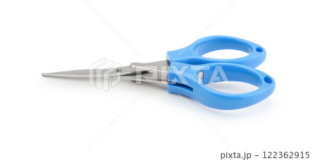 New small scissors isolated on white. 122362915