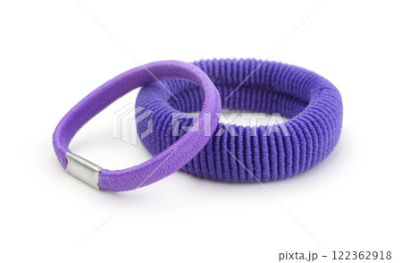Hair tie isolated on white. 122362918
