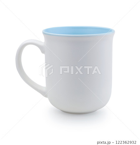 Ceramic mug isolated on white. Ceramic mug isolated on white. 122362932