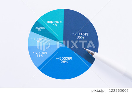 年収分布グラフ 122363005