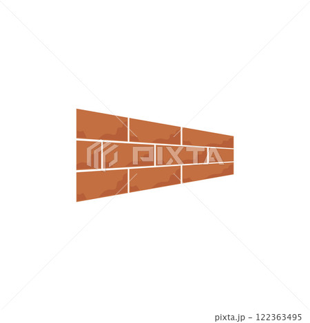 brick wall icon illustration design template 122363495