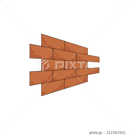 brick wall icon illustration design template brick wall icon illustration design template 122363501