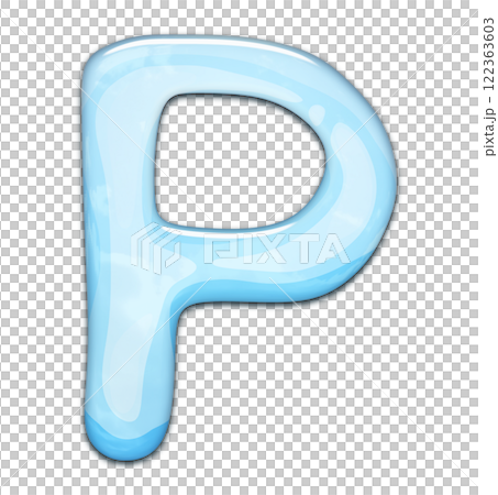3D rendered illustration. Decorative glossy letter. Art lettering. 3D rendered illustration. Decorative glossy letter. Art lettering. 122363603