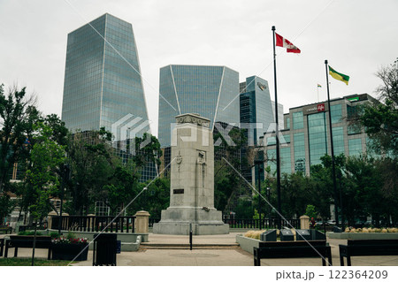 downtown regina, saskatchewan canada - may 2 2024 122364209