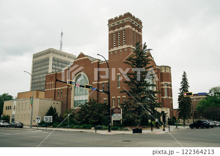 downtown regina, saskatchewan canada - may 2 2024 122364213