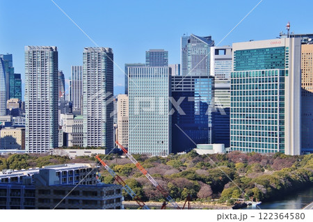 東京都市イメージ（汐留）Cityscape in Tokyo (2025/01/26) 122364580