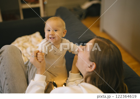 Joyful Moments The Beautiful Bonding Experience Shared Between Parent and Child 122364619