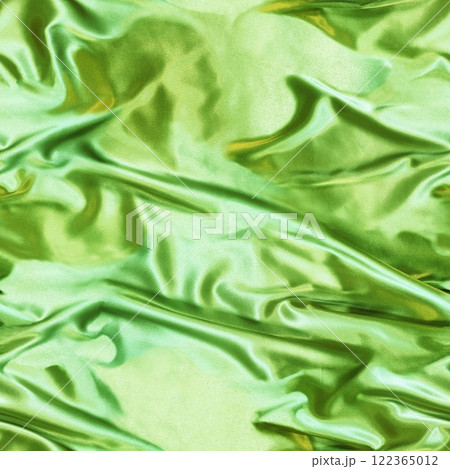 Seamless pattern smooth elegant green silk as background 122365012