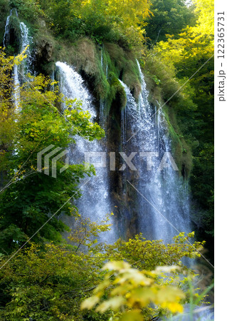 Waterfall in Plitvice National Park, Croatia Waterfall in Plitvice National Park, Croatia 122365731