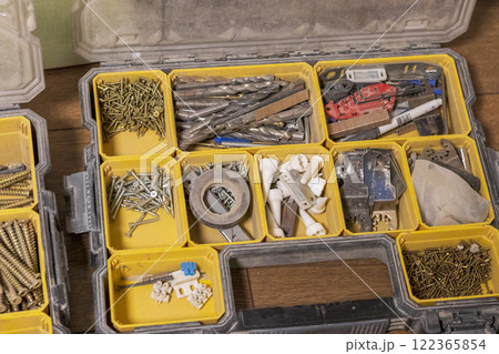 Various carpentry tools, consumables and fixtures. Various carpentry tools, consumables and fixtures. 122365854