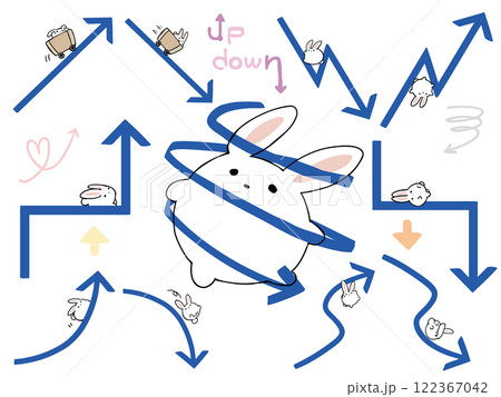 やじるしまとめ うさぎ やじるしまとめ うさぎ 122367042