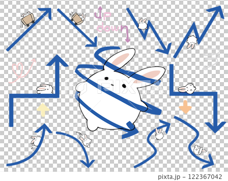 やじるしまとめ うさぎ やじるしまとめ うさぎ 122367042