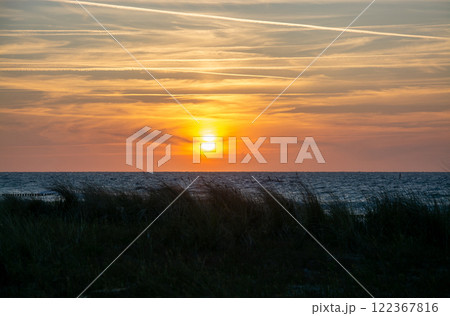 Sunset at Zingst Beach, Darss, Germany Sunset at Zingst Beach, Darss, Germany 122367816