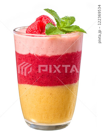 glass of colorful smoothie glass of colorful smoothie 122369534