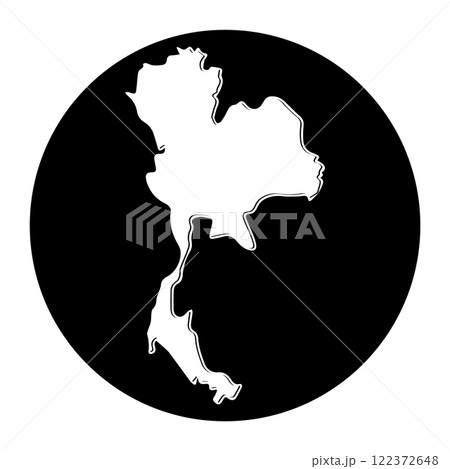 thailand map icon vectors illustration 122372648