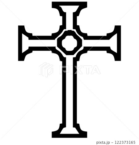Christian religious icon vector illustration 122373165