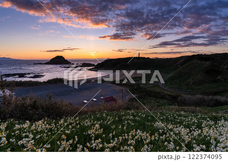 《静岡県》伊豆半島・爪木崎の夜明け 《静岡県》伊豆半島・爪木崎の夜明け 122374095