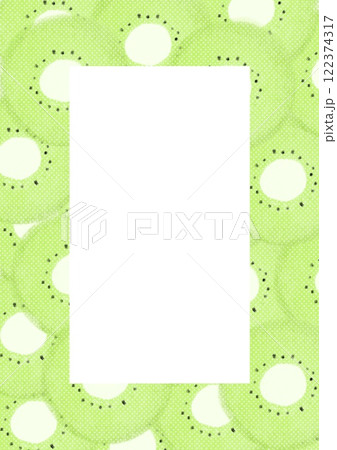 キウイ,背景素材壁紙,フレーム,コピースペース,枠,模様, 122374317