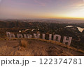 Hollywood Sign Panorama Sunset Cityscape 15mm 122374781
