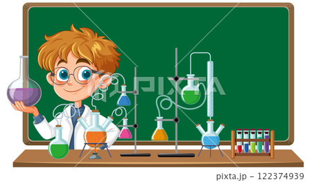 Young Scientist in Chemistry Lab Young Scientist in Chemistry Lab 122374939