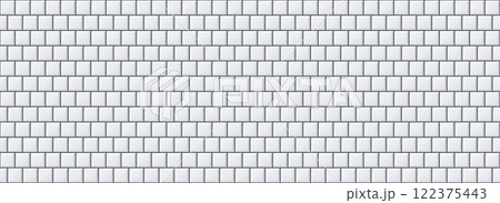 Seamless grey tile pattern. Square ceramic tiled texture for bathroom wall, kitchen floor, pool surface. Repeating gray mosaic grid background. Repeated light brick backdrop. Vector wallpaper Seamless grey tile pattern. Square ceramic tiled texture for bathroom wall, kitchen floor, pool surface. Repeating gray mosaic grid background. Repeated light brick backdrop. Vector wallpaper 122375443