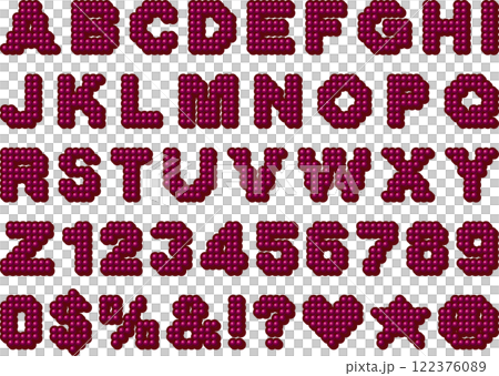 Pearl, text, shadow, 12 magenta 122376089