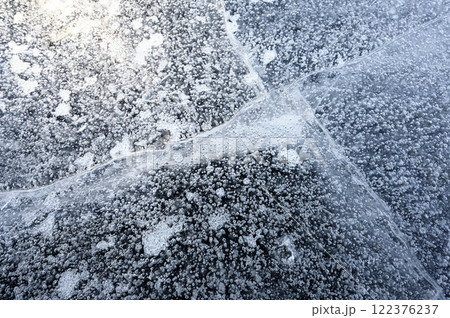 アイスバブル 氷の造形 赤城大沼 アイスバブル 氷の造形 赤城大沼 122376237