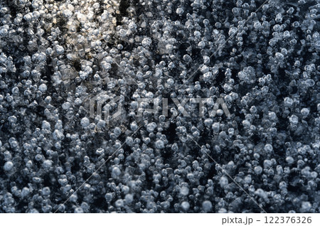 アイスバブル 氷の造形 赤城大沼 アイスバブル 氷の造形 赤城大沼 122376326