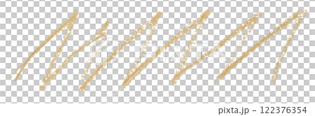 light brown pencil strokes isolated on transparent background 122376354