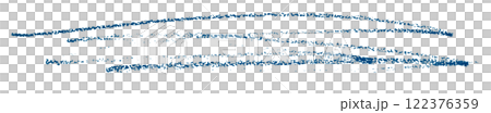 blue pencil strokes isolated on transparent background 122376359