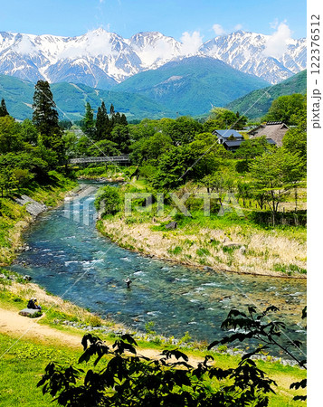 白馬三山の風景 白馬三山の風景 122376512