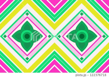 Abstract geometric ethnic pattern design. Abstract geometric ethnic pattern design. 122376718