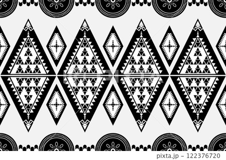 Abstract geometric ethnic pattern design. Abstract geometric ethnic pattern design. 122376720